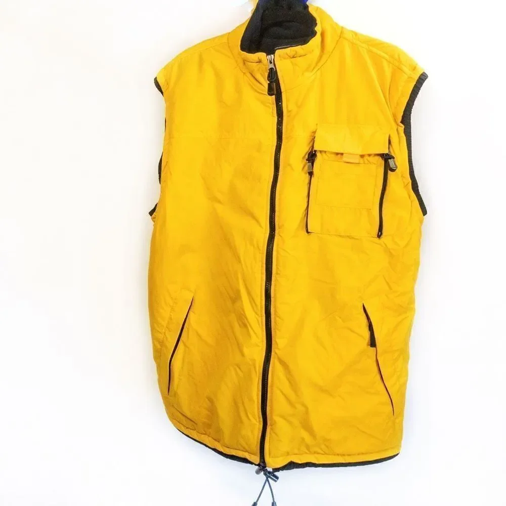 Sonoma Yellow/Navy Insulated Camp Vest Sz XL